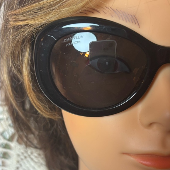 Chanel Black Polarized Sunglasses Women’s - Picture 5 of 12